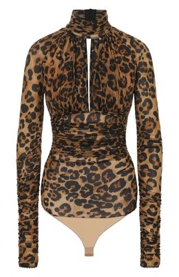 Blumarine: Боди с леопардовым принтом 