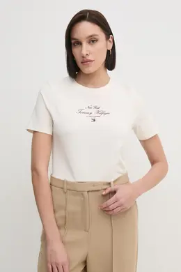 Tommy Hilfiger: Хлопковая футболка 