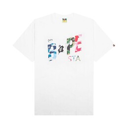 A BATHING APE: Белая футболка 