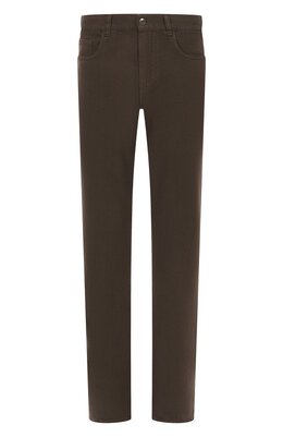 Canali: Коричневые джинсы 