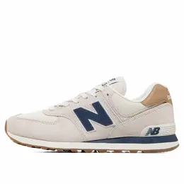 New Balance: Серые кроссовки  574