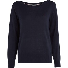 Tommy Hilfiger: Синий свитер 