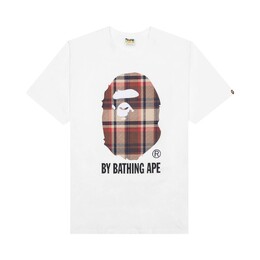 A BATHING APE: Футболка в клетку 