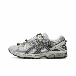 ASICS: Зелёные кроссовки  Gel
