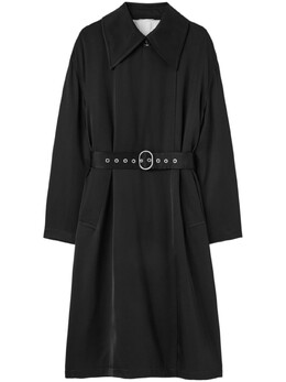 Jil Sander: Плащ с поясом 