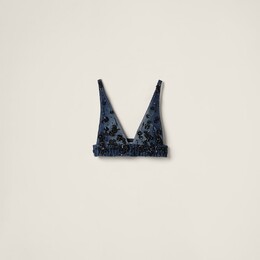 Miu Miu: Джинсовый топ 