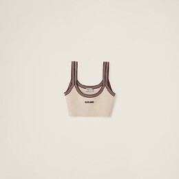 Miu Miu: Кашемировая майка 