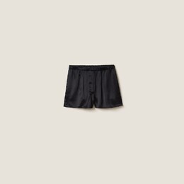 Miu Miu: Атласные шорты 