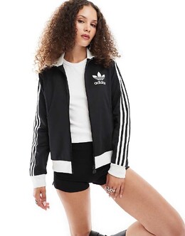 Adidas: Чёрная куртка  Originals