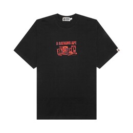 A BATHING APE: Чёрная футболка 