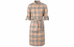 Burberry: Платье-рубашка  Vintage