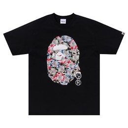 A BATHING APE: Чёрная футболка 