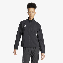 Adidas: Чёрная куртка  Adizero