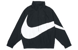 Nike: Чёрная куртка  Big Swoosh