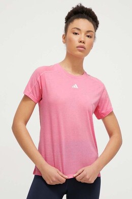 ADIDAS PERFORMANCE: Розовая футболка  Essentials