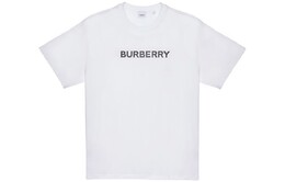 Burberry: Белая футболка 