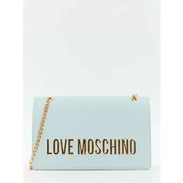 LOVE MOSCHINO: Голубая сумка 