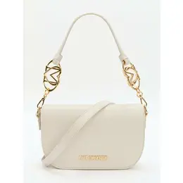 LOVE MOSCHINO: Бежевая сумка 
