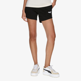 PUMA: Чёрные шорты  Ess