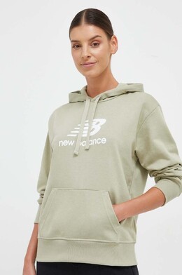 New Balance: Зелёная толстовка 