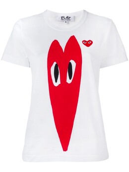 Comme des Garçons: Футболка с принтом 