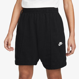 Nike: Чёрные шорты  NSW