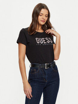 GUESS: Чёрная футболка 