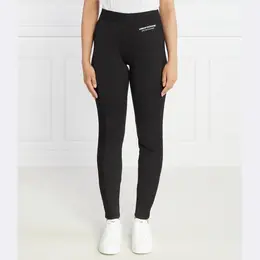 Armani Exchange: Чёрные легинсы 