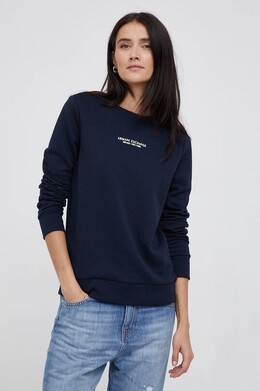Armani Exchange: Тёмная толстовка 