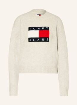 Tommy Jeans: Серый свитер 