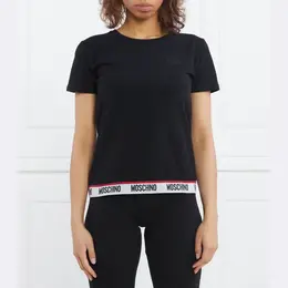 Moschino: Чёрная футболка 