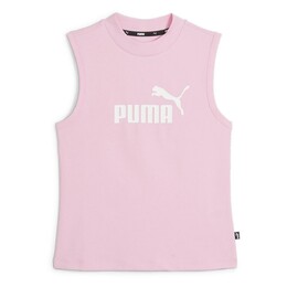 PUMA: Розовая футболка  Ess
