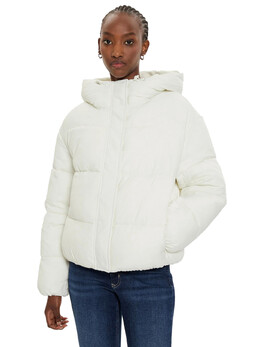 Calvin Klein: Белый пуховик 