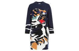 Kenzo: Платье с длинным рукавом 