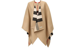 Burberry: Бежевое пальто 