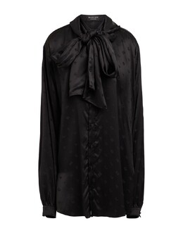 Balenciaga: Чёрная рубашка 
