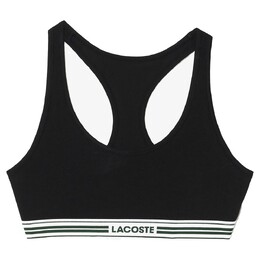 Lacoste: Чёрный бюстгальтер 
