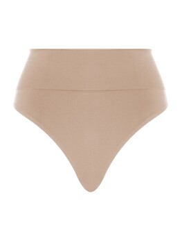 Wolford: Бежевые трусы  Thong