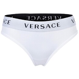 Versace: Белые трусы 