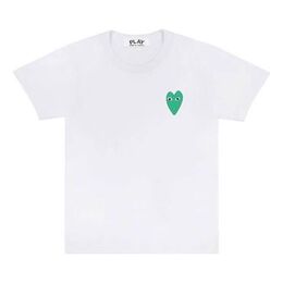 Comme Des Garçons Play: Зелёная футболка  Heart