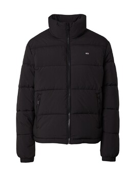 Tommy Hilfiger: Чёрная куртка  Tommy Jeans