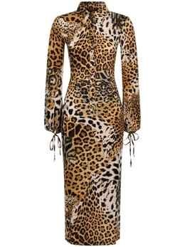 Roberto Cavalli: Платье миди 