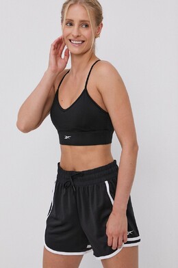 Reebok: Чёрный бюстгальтер 