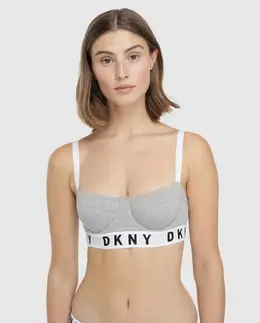 DKNY: Серый бюстгальтер 