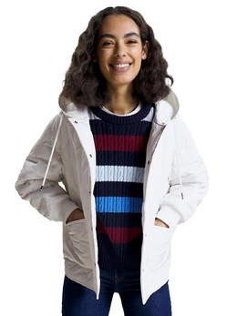 Tommy Hilfiger: Белая куртка 