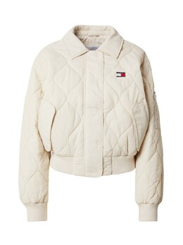 Tommy Hilfiger: Бежевая куртка  Tommy Jeans