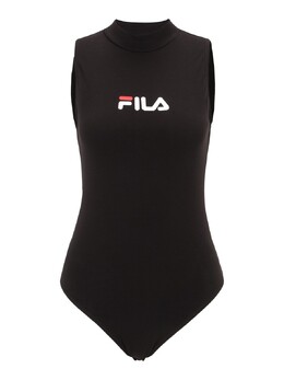Fila: Чёрная футболка 