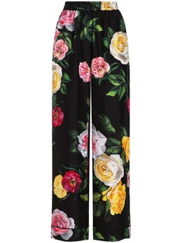 Dolce & Gabbana: Брюки с принтом 