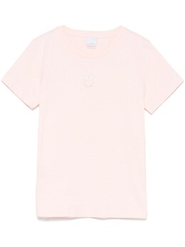 Pinko: Розовая футболка 