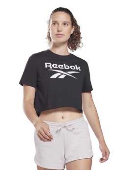 Reebok: Чёрная футболка 